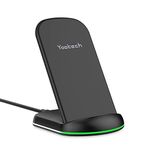 Yootech Wireless Charger 10W Max Wireless Charging Stand, Compatible with iPhone 11/11 Pro/11 Pro Max/Xs MAX/XR/XS/X/8, Galaxy Note 10/Note 10 Plus/S10/S10 Plus/S10E/S9(No AC Adapter)