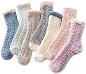 Azue Fuzzy Warm Slipper Socks Women
