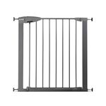 Munchkin Stair Gate, Easy Loc Toddler & Baby Gate, Stair Gate Pressure Fit Baby or Dog Gate, Wide Baby Safety Gate, Stairs & Doorways, Easy Install No-Screws Child Gate, 73-79cm, Grey