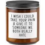 Get Well Soon Gifts for Women, Inspirational Candles Gifts for Women, Feel Better, Grieving, Condolence, Miscarriage, Divorce, Cancer, After Surgery Gifts for Women Men - Lavender Scented Candles