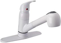 Pfister G133-10WW Series 1-Handle Pull-Out Kitchen Faucet, White