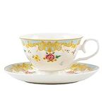 Daveinmic Porcelain Tea Cup and Sau