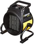 Dura Heat EUH1465 Electric Forced Air Heater with Pivoting Base 5,120 BTU, Yellow