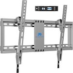 Mounting Dream TV Wall Mount for Most 37-75" TVs, Tilting TV Mount Low Profile up to VESA 600x400mm and 132 LBS Loading, Fits 16", 18", 24" Studs, Easy for TV Centering and Space Saving