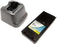 Icom IC-A24 Battery and Charger - Replacement for Icom BP-210 Two-Way Radio Batteries and Chargers (1600mAh, 7.2V, NI-MH)