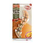 Nylabone Extreme Power Chew Gator Tail Alternative Dog Chew Toy, Chicken Flavour, Large/Giant – for Dogs up to 23kg