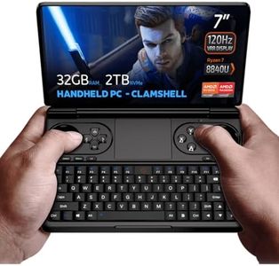 GPD WIN Mini 2024 handheld gaming PC, AMD Ryzen 7 8840U, 8C/16T up to 5.1GHz, Radeon 780M GPU, 32GB LPDDR5 RAM, 2TB NVMe SSD, 7” 1080p 120Hz touchscreen, Wi-Fi 6