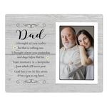 SteadStyle Dad Memorial Picture Frames, Memorial Gifts for Loss of Father, Sympathy Gifts for Loss of Dad, Bereavement Gifts for Loss of Father - Memorial Frames for Loved One, Fits 4x6 In Photo