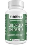 Chlorella by Nutritionn - Source of Antioxidants - 1000 mg Once Daily, 500 mg Capsules - Premium, 100% Pure and Natural Nutrient Supplement