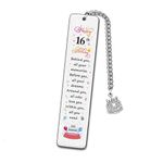 16 Birthday Gifts Bookmarkers for 16 Year Old Girls Boy Behind You All Your Memories Book Marks for Son Booklovers 16 Yrs Old Birthday Gifts for Sister 16th Birthday Gift