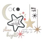 Sizzix Framelits Die Set 9PK w/Stamps 664480 Make a Wish by Sophie Guilar