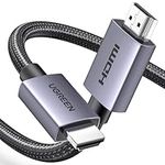 UGREEN HDMI Cable 4K@60Hz 1440P@144Hz 1080P HDMI 2.0 ARC HDR UHD Dolby Atmos HDCP 2.2 Ethernet 18Gbps High Speed Lead Compatible with Soundbar TV Gaming Monitor Sky Q Laptop PC DVD PC PS5/4 Xbox(1M)