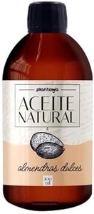 Aceite de Almendras Dulces, 500ml, Múltiples Usos, Hidrata Cuerpo, Piel, Uñas, Cabello,Aporta Vitamina E, Prensado en Frío, Marrón, 500 Mililitros