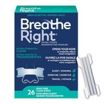 Breathe Right Extra Clear Nightly Sleep, Clear, 26 Count (Pack of 1)