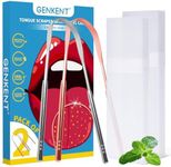 GENKENT 2 Pcs Tongue Scraper with T