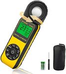 INFURIDER Digital Illuminance Light Meter with 300,000 Lux Foot Candles Luxmeter and 270 Degree Rotatable Detector for Indoor Plants Lighting and Photography Measurement
