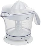 Braun Electric Citrus Juicer, CitrusQuick 3, Original German Brand, Patented Presscone: Get 10% more Juice, Smart Pulp Control, Auto Start Stop, Large 1L Capacity, Dishwasher Safe, 20 Watt, MPZ9