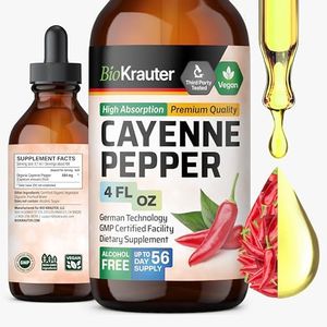 MAUWE HERBS Cayenne Pepper Supplements - Organic Cayenne Pepper Powder Tincture - Alcohol-Free Liquid Drops 4 Fl Oz
