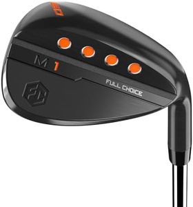 FULL CHOICE Golf Wedges, 60 Degree Golf Sand Wedge, Gap Wedge, Lob Wedge Golf Clubs, Wedges Golf Clubs for Men Women Right Hand, CNC Milled Face for More Spin and Control