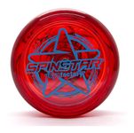 YoYoFactory SPINSTAR Yo-Yo - Red (starter yoyo, high speed plastic bearing, string and tips included)