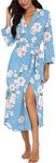 VINTATRE Women Kimono Robes Long Kn