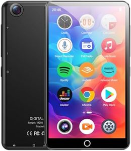 Reproductor MP3 80GB con Bluetooth y WiFi, MP3 Player with 13MP Rear Cámara, Android 9.0 Reproductor MP4 de 8 Núcleos con Spotify Audible Deezer Play Store, IPS 4.02" Pantalla Táctil, MP3 for Ninos