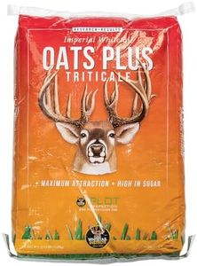 Whitetail Institute Oats Plus Deer Food Plot Seed, High-Sugar Oat Variety Establishes and Grows Quickly and is Highly Attractive to Deer, Cold Tolerant and Winter Hardy, 45 lbs (.5 Acre)