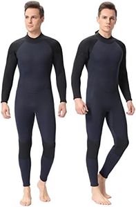 FLEXEL 3mm Full Body Wetsuit for Women Men, Neoprene Wet Suits for Cold Water, Scuba Diving Suit Long Sleeve for Surfing Swimming Snorkeling