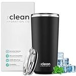 Tumbler 20, Hybrid Steel-Ceramic Tumbler with CeraTech Taste Protection, 20 oz Black