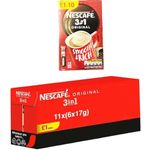 Nescafe 3 in 1-11 boxes Original (6x17g) sold by Krishna Stores Ltd GB