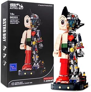 Pantasy Astro Boy Building Kit, Cool Building Sets for Adults, Creative Collectible Build-and-Display Model for Home or Office, Idea Birthday Present for Teens or Surprise Treat (1258Pieces)