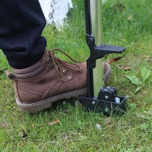 AMOS Mechanical Weed Puller – Stainless Steel 4-Claw Stand-Up Root Remover