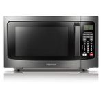 Toshiba ML-EM31P(BS) Microwave Oven with Smart Sensor Easy Clean Interior, ECO Mode and Sound On-Off, 1.2 Cu. ft, Black Stainless Steel