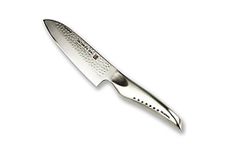 Global SAI-M03 Santoku Knife, 5", Silver