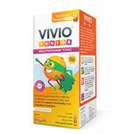 VIVIO Junior Multivitamin Tonic for Kids – 12 Added Vitamins Plus Zinc & Iodine to Support Your Child’s Immunity & Cognitive Function - Orange - 250ml