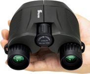 Selvim 10x25 Binoculars for Adults & Kids, Compact Binoculars with Low Light Night Vision, Waterproof & Lightweight Small Binoculars for Bird Watching, High Power Easy Focus for Travel Hunting Sports