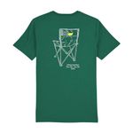 Bunker Mentality Augusta Residents Masters Chair T-Shirt Green Short Sleeve 100% Cotton with Screen Print Logo