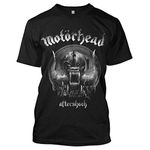 Motorhead Men's DS EXL Aftershock Short Sleeve T-Shirt, Black, Large
