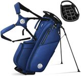 Shopsource 14 Way Golf Stand Bag, Lightweight Golf Bag with Stand for Men Women, Standing Golf Club Bags with Padded Ergonomic Double Strap, Full Length Dividers, Multiple Pockets, Rain Hood
