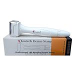 Kostech Adjustable Derma Stamp 0.25mm-3mm Micro Titanium Needles Stamp Pen Dermastamper for Face Body Skin Hair Acne Scars and Stretch Marks Rejuvenation (Pack of 1)