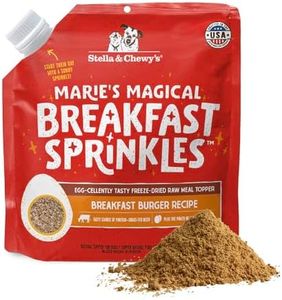 Stella & Chewy's Marie's Magical Breakfast Sprinkles Freeze-Dried Raw Breakfast Burger Recipe Grain-Free Dog Food Topper, 7-oz Bag