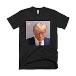 ONDIAN Trump 2024 Mugshot T-Shirt - 2024 Trump Mugshot Supporter T-Shirt | Soft President T-Shirt with Trump Mugshot, Booking Photo for Men Gifts Souvenirs Fans