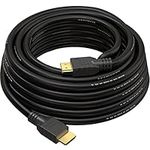 True HQ 10M HDMI Cable HIGH SPEED Long Lead with Ethernet ARC 3D | Designed in the UK | Full HD 1080P PS4 Xbox One Sky HD TV Laptop PC Monitor CCTV | Black & Gold Plated