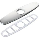 Moen 141002 Kitchen Faucet Escutcheon Deckplate for 3-Hole Installation, Chrome