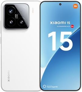 Xiaomi 15 Smartphone, 12+256GB, White, 50MP Leica main camera, 5240mAh battery, 90W HyperCharge, HyperAI (No power adapter included)