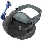 JAMN Small Pet Dog Carrier dog sling puppy bag, hands free carrier shoulder strap bag, breathable adjustable mesh for outdoor walking INCLUDING BONUS DOG CHEW TOY, for small dogs/animals below 10lb.