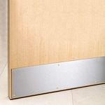 Brushed Stainless Steel Kickplate Door Protection (750mm x 150mm with Holes)