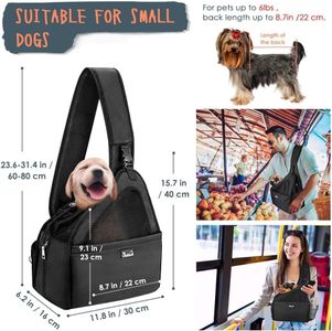 Eyein Pet Puppy Sling Carrier – Hands-Free Dog Travel Bag