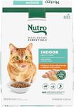 NUTRO WHOLESOME ESSENTIALS Indoor Adult Dry Cat Food, Chicken & Brown Rice, 6.35kg Bag