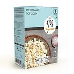 4700BC Popcorn, Microwave Bags, Natural Healthy, 255g,(Pack of 3)